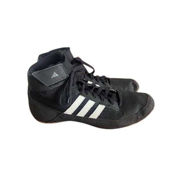Adidas Men\'s sz 8 AQ3325 HVC 2 Wrestling Shoes Black Mat Grappling Sneakers main image 5